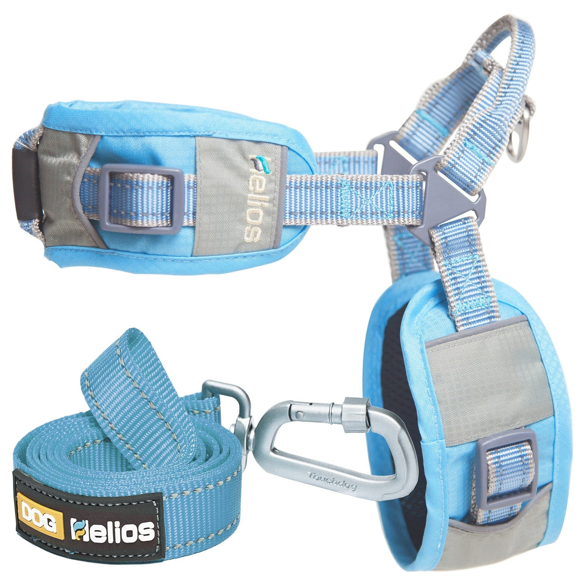 'Geo-turf' Performance Adjustible and Reflective Dog Harness and Leash