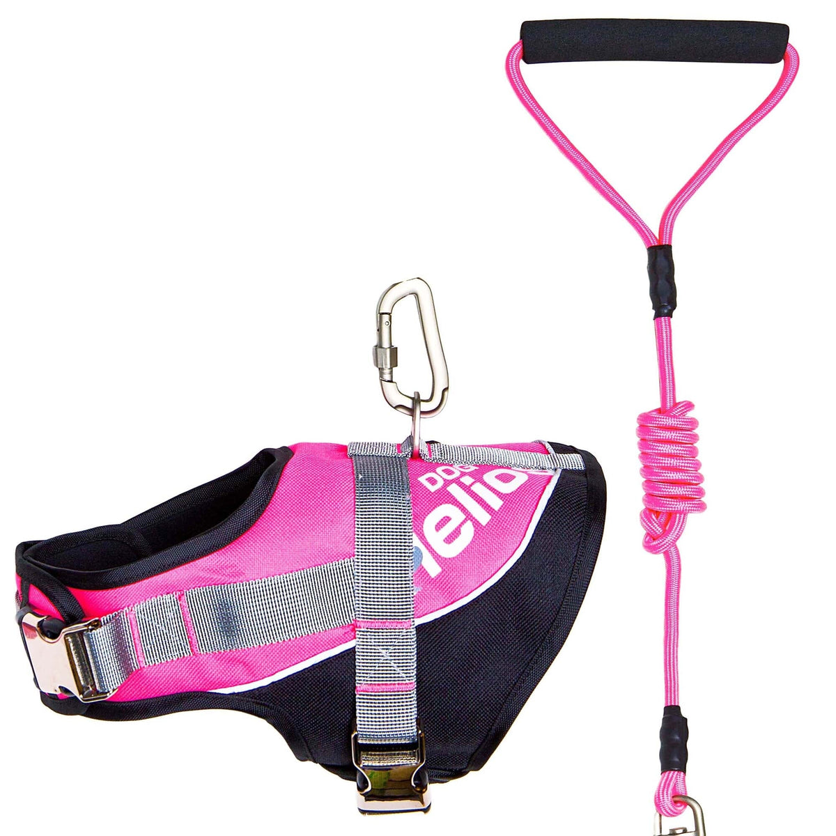'Bark-Mudder' 2-in-1 Reflective and Adjustable Sporty Dog Harness and Leash