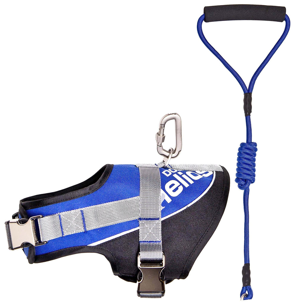 'Bark-Mudder' 2-in-1 Reflective and Adjustable Sporty Dog Harness and Leash