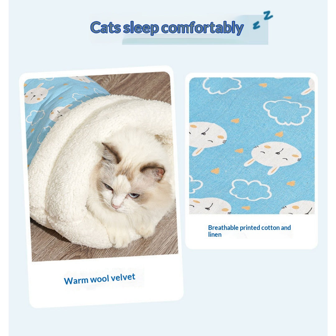 Cat Sleeping Bag For Autumn Winter