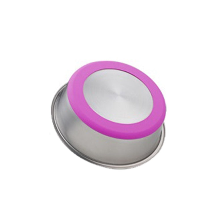 Pet Bowl Stainless Steel, Silicone base
