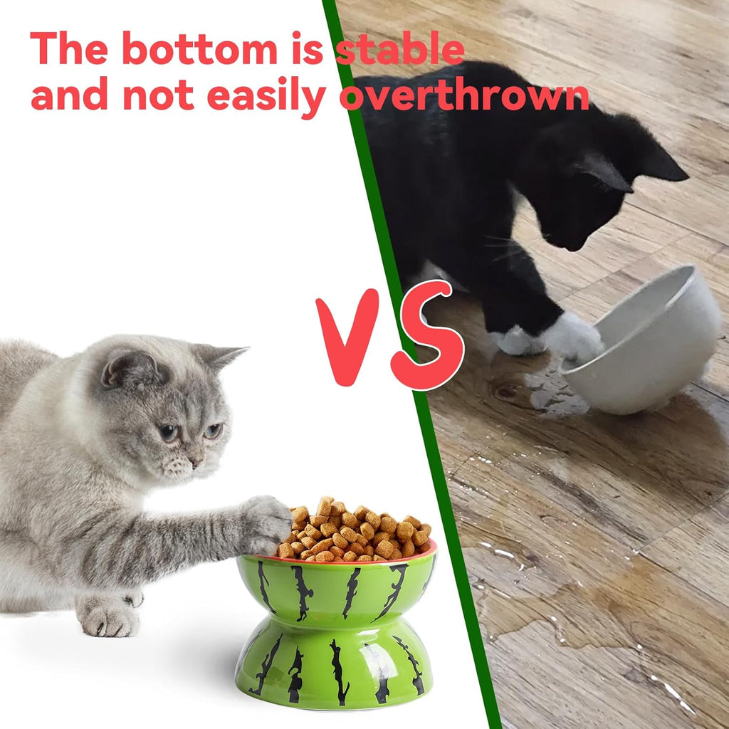 Ceramic Raised Cat Bowl