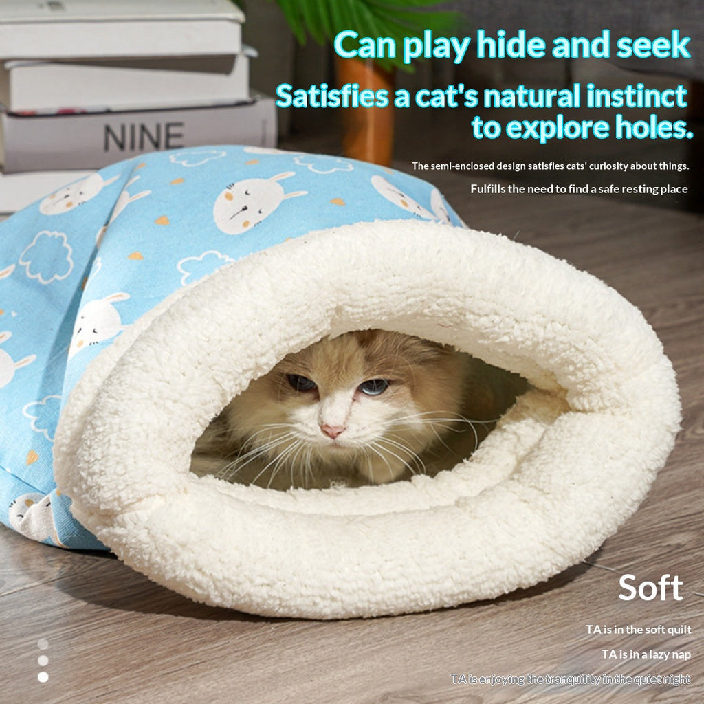 Cat Sleeping Bag For Autumn Winter