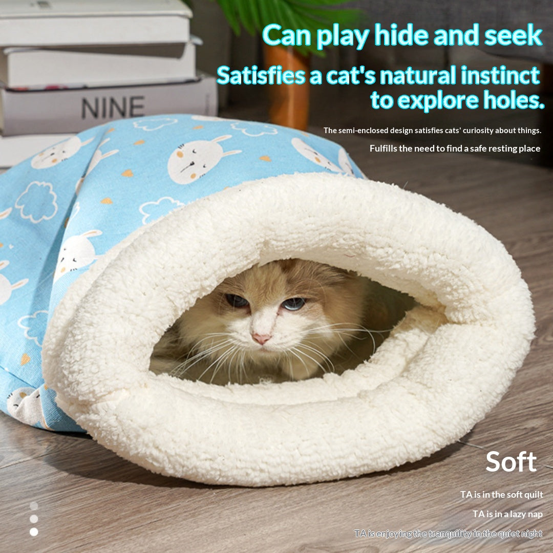 Cat Sleeping Bag For Autumn Winter
