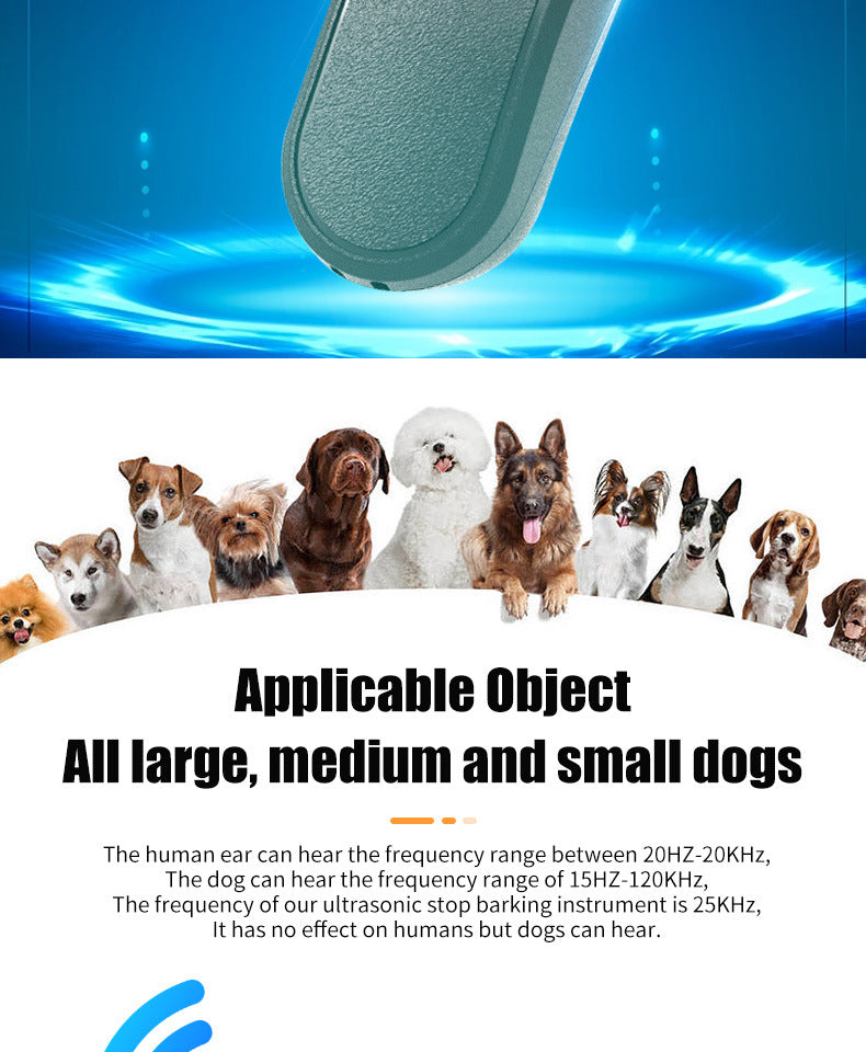 Ultrasonic Dog Repeller & Anti-Bark Device