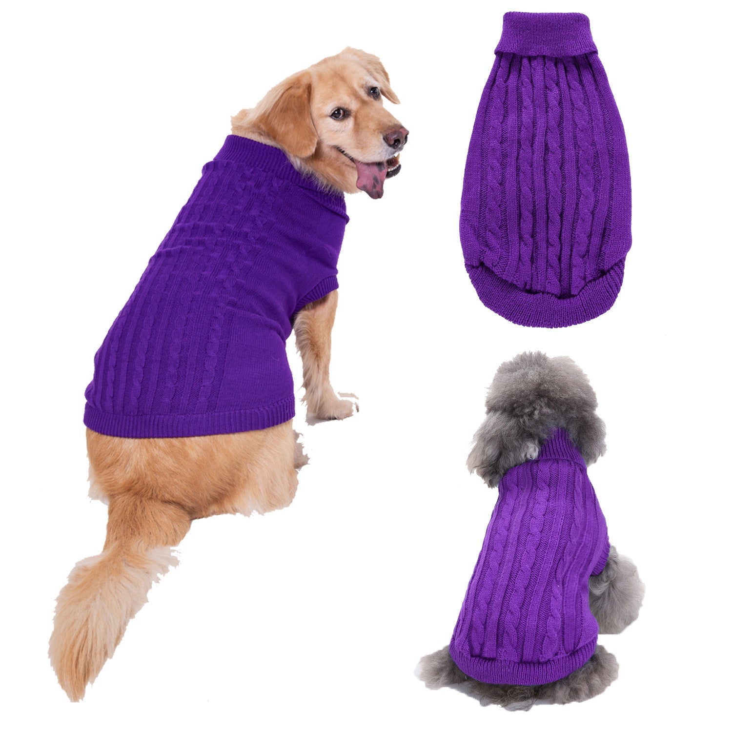 Solid Color Puppy Sweater