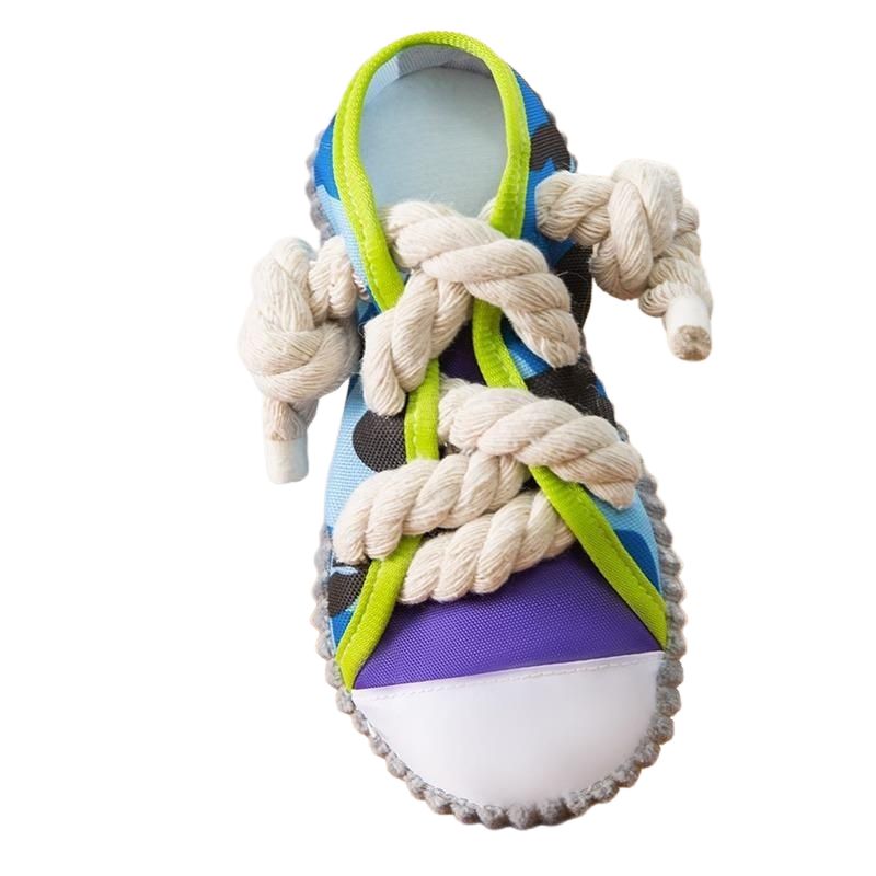 Toy Shoes Pet Cotton Rope Slippers Sound Making Toys