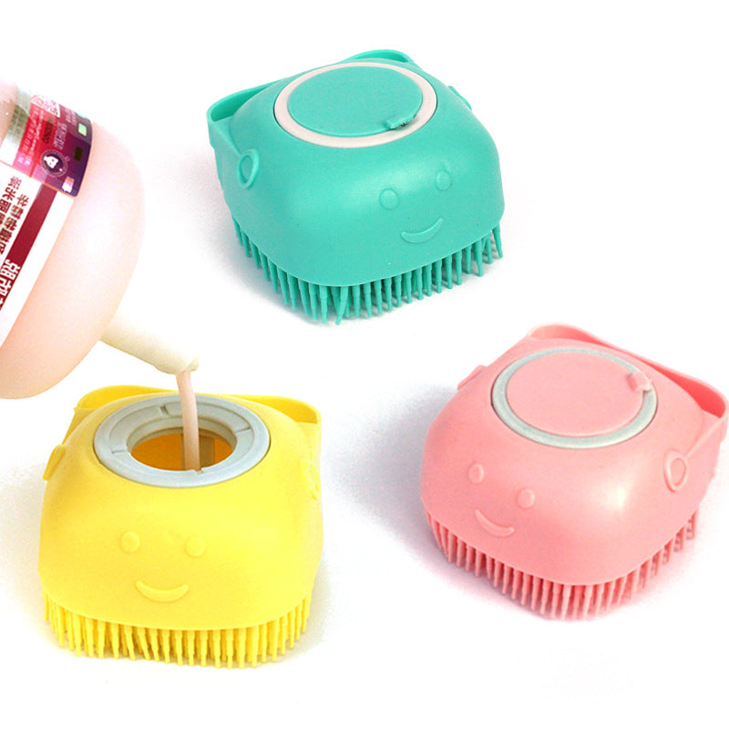 Silicone Dog Bath Massage Cleaning Tool Dog Grooming Supplies