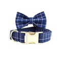Plaid Dark Blue Harness Set