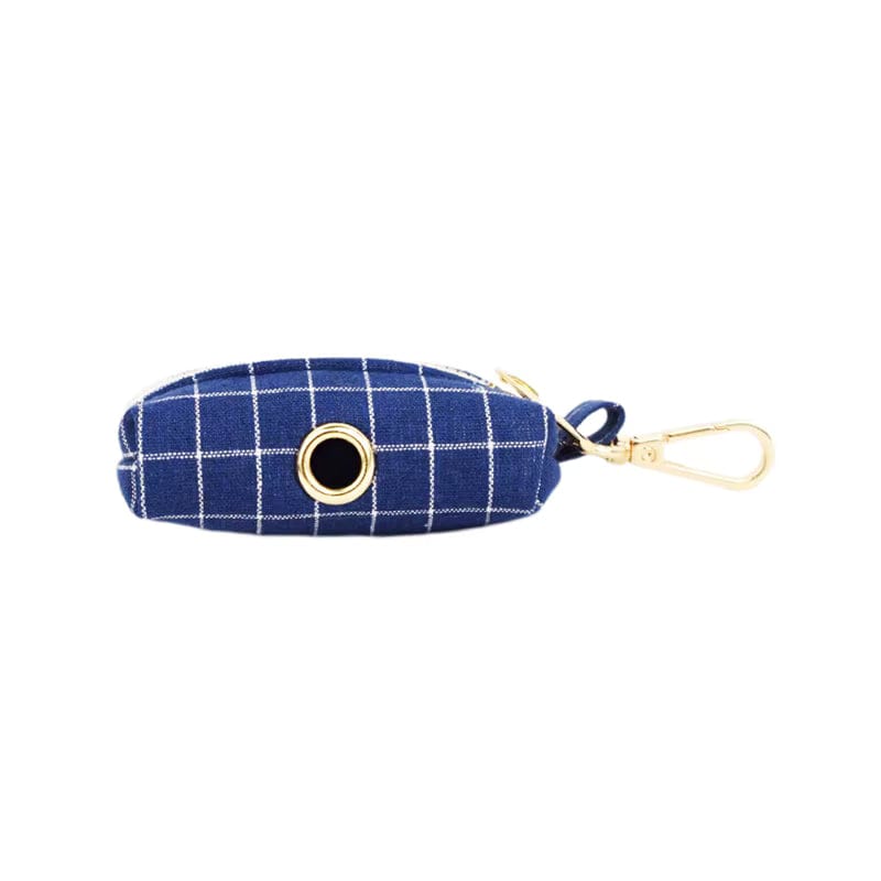Plaid Dark Blue Harness Set