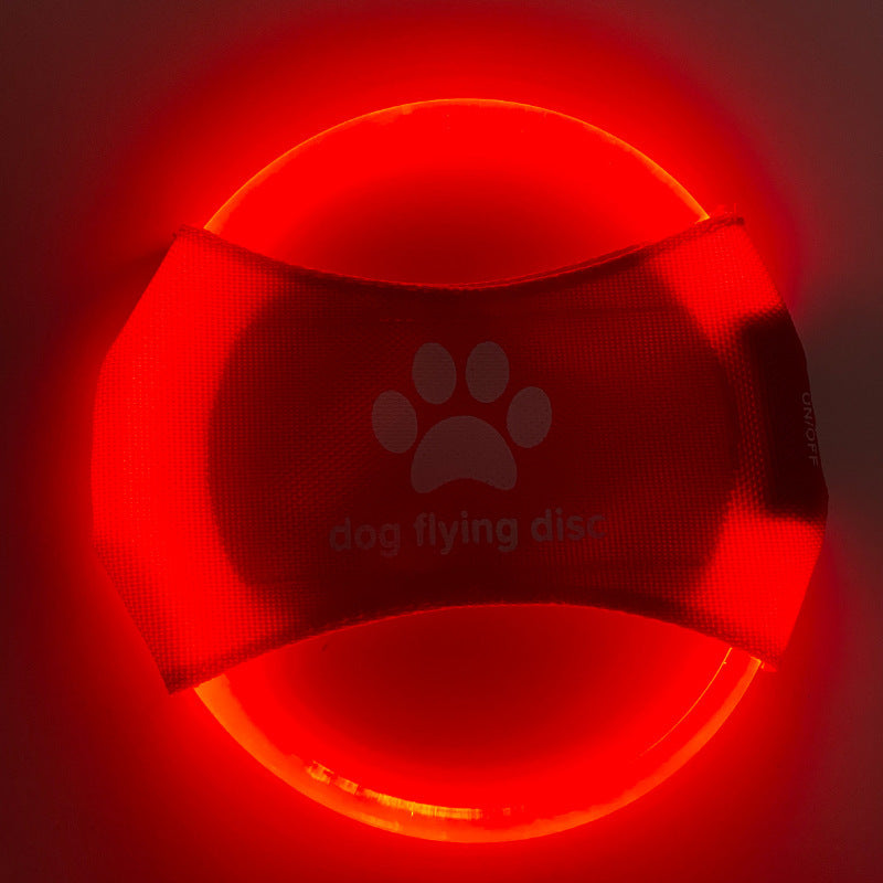 Flying Discs Light Glowing LED Luminous Interactive Toy