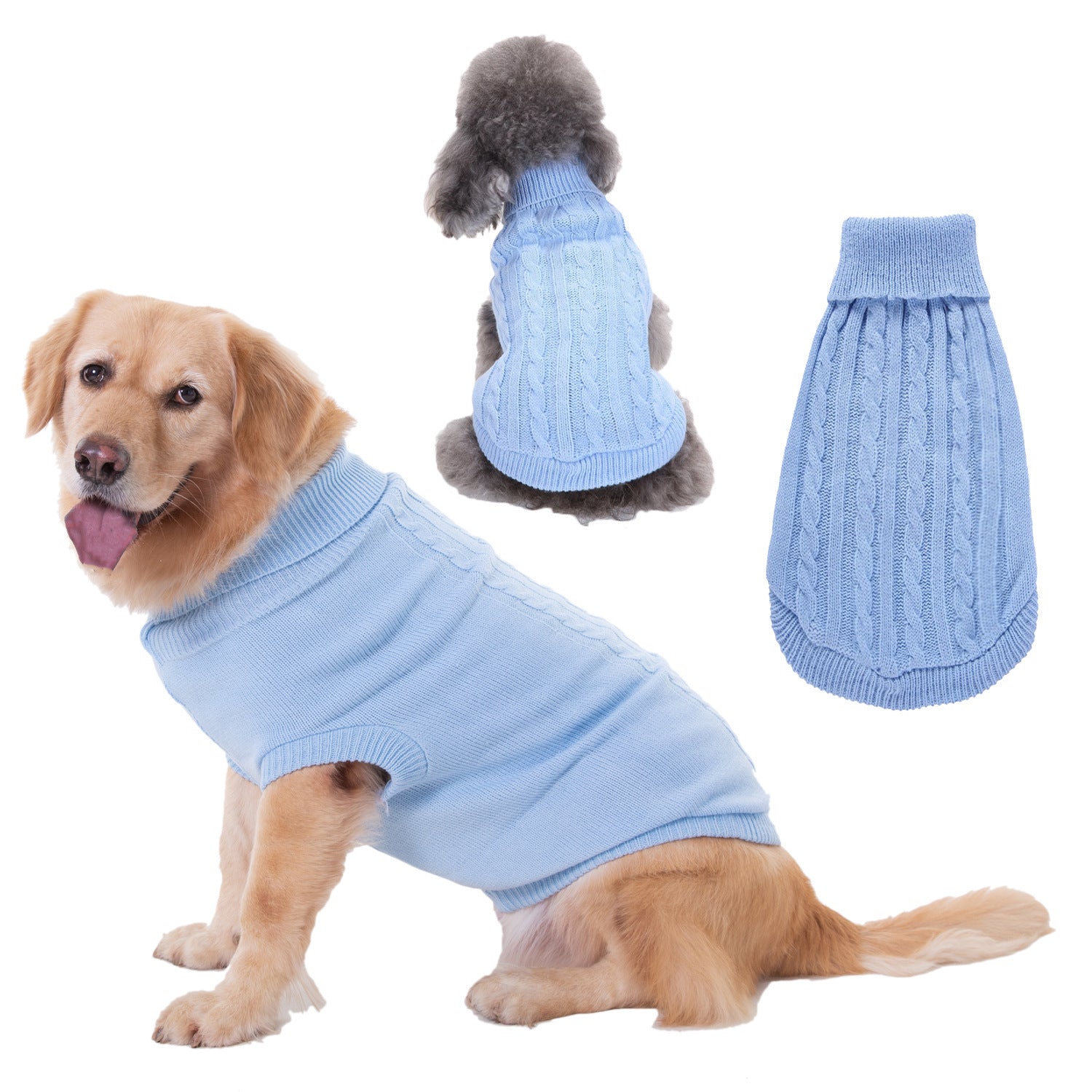 Solid Color Puppy Sweater