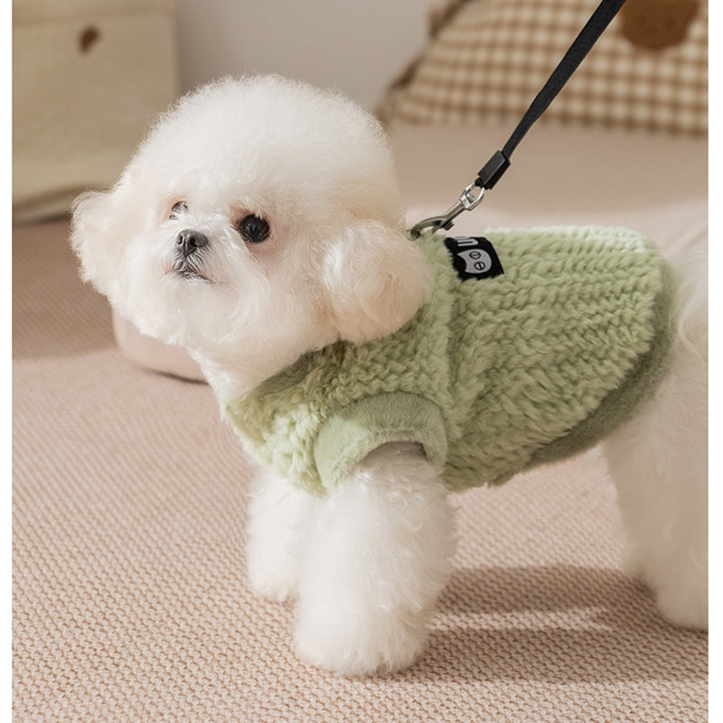 Two-legged Sleeveless Warm Fleece, Small And Medium-sized