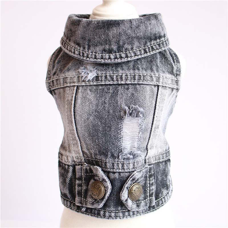 Designer Dog Clothes Small Dog Denim Jacket