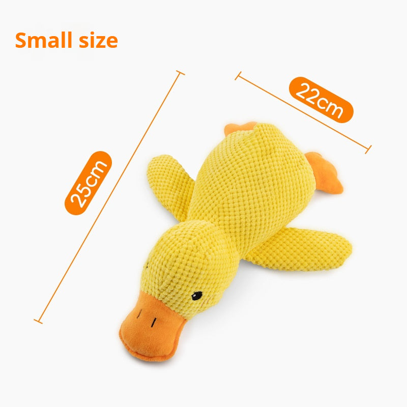 Plush Squeaky Calming Duck Chew Toy