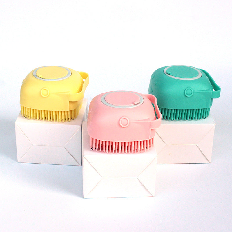 Silicone Dog Bath Massage Cleaning Tool Dog Grooming Supplies