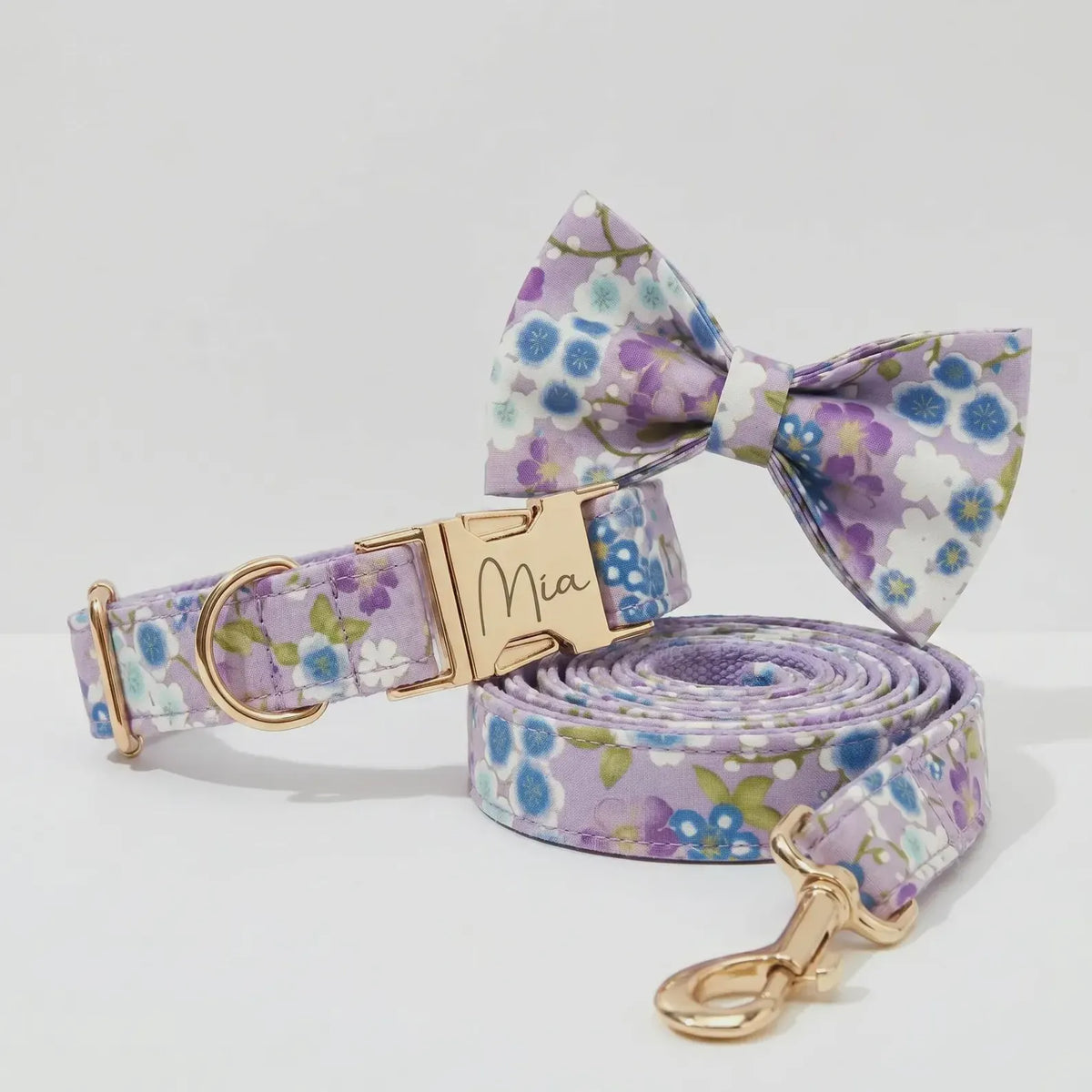 Lilac Meadow Floral Harness Set