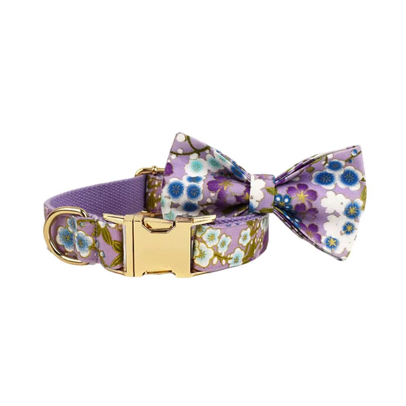 Lilac Meadow Floral Harness Set