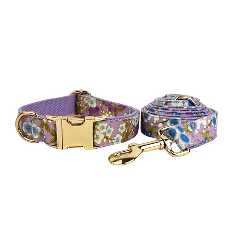 Lilac Meadow Floral Harness Set