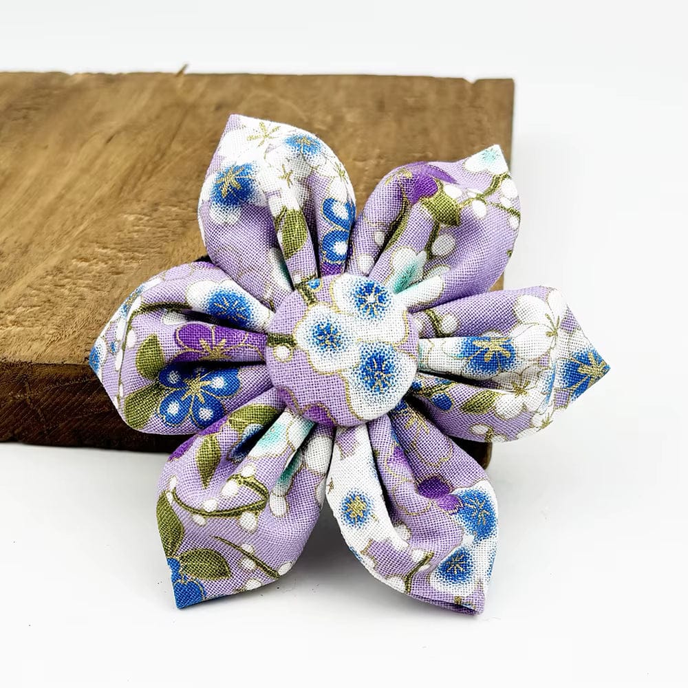 Lilac Meadow Floral Harness Set