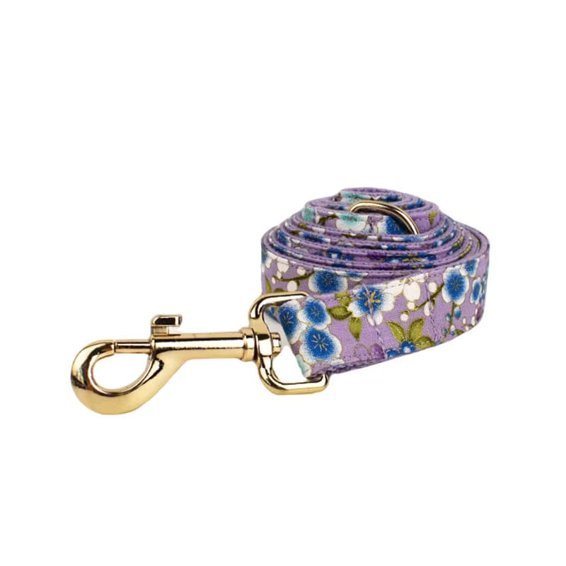 Lilac Meadow Floral Harness Set