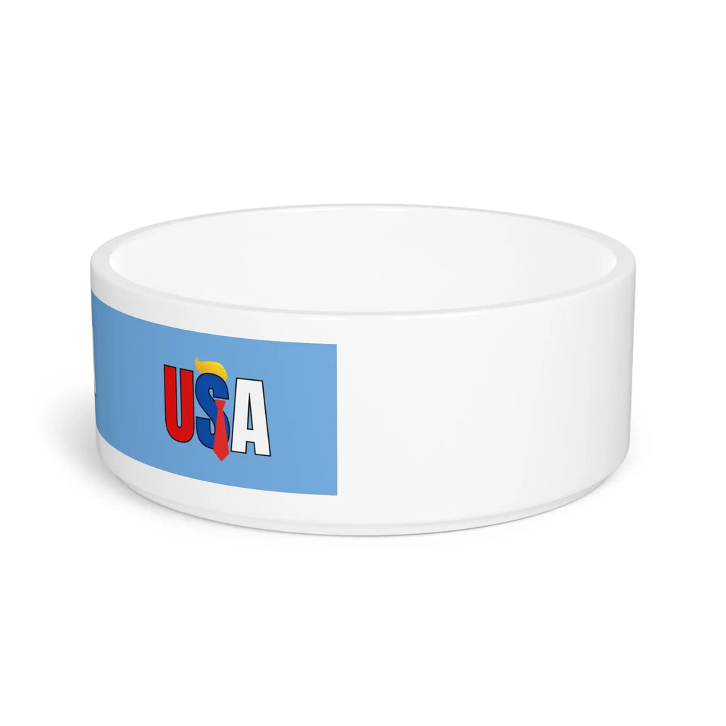 Patriotic USA Pet Bowl - Perfect for Dog & Cat Lovers!
