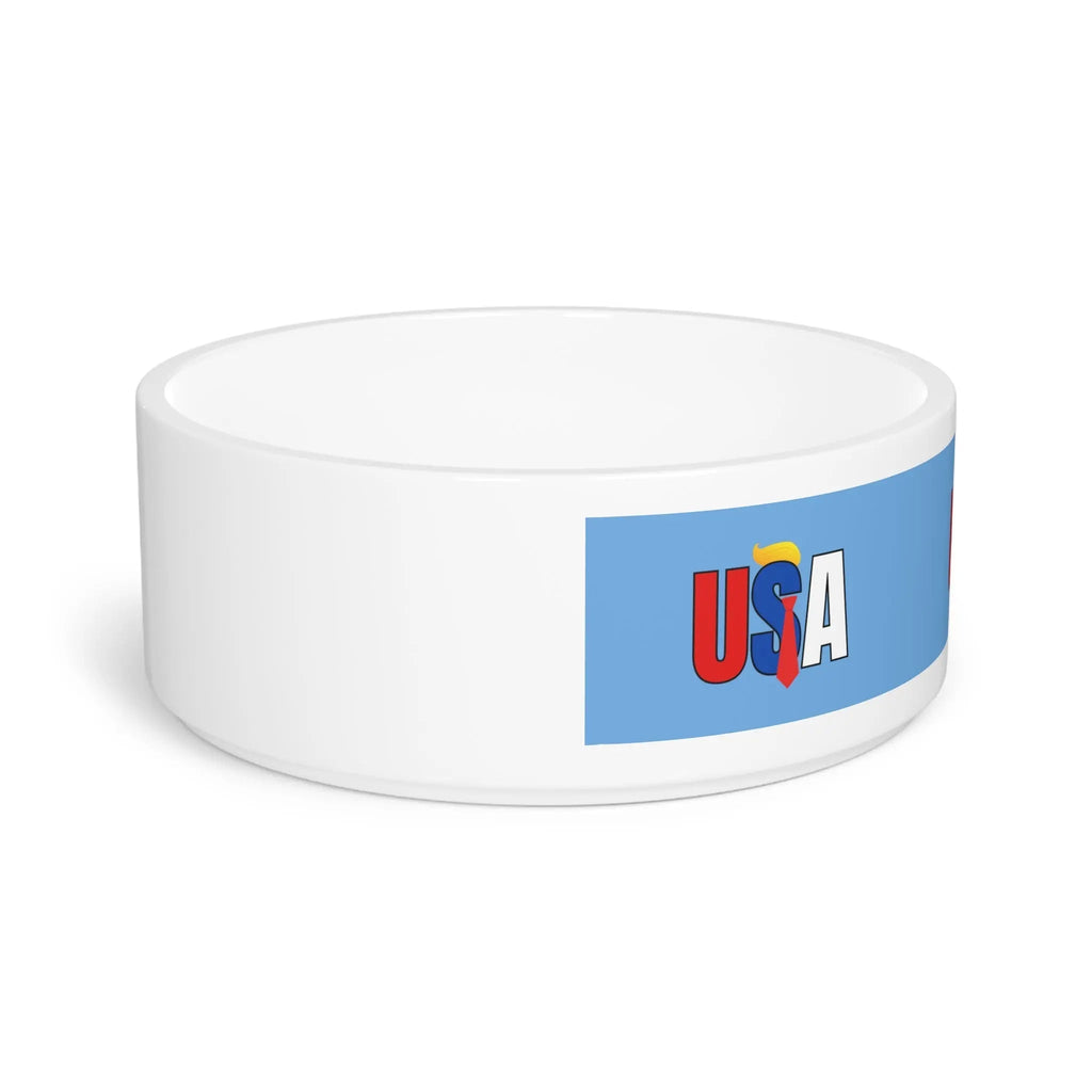 Patriotic USA Pet Bowl - Perfect for Dog & Cat Lovers!