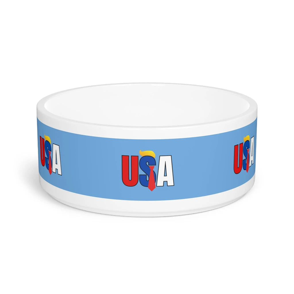 Patriotic USA Pet Bowl - Perfect for Dog & Cat Lovers!