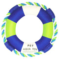 Rounded Squeaking and Jute Rope Floating Dog Toy