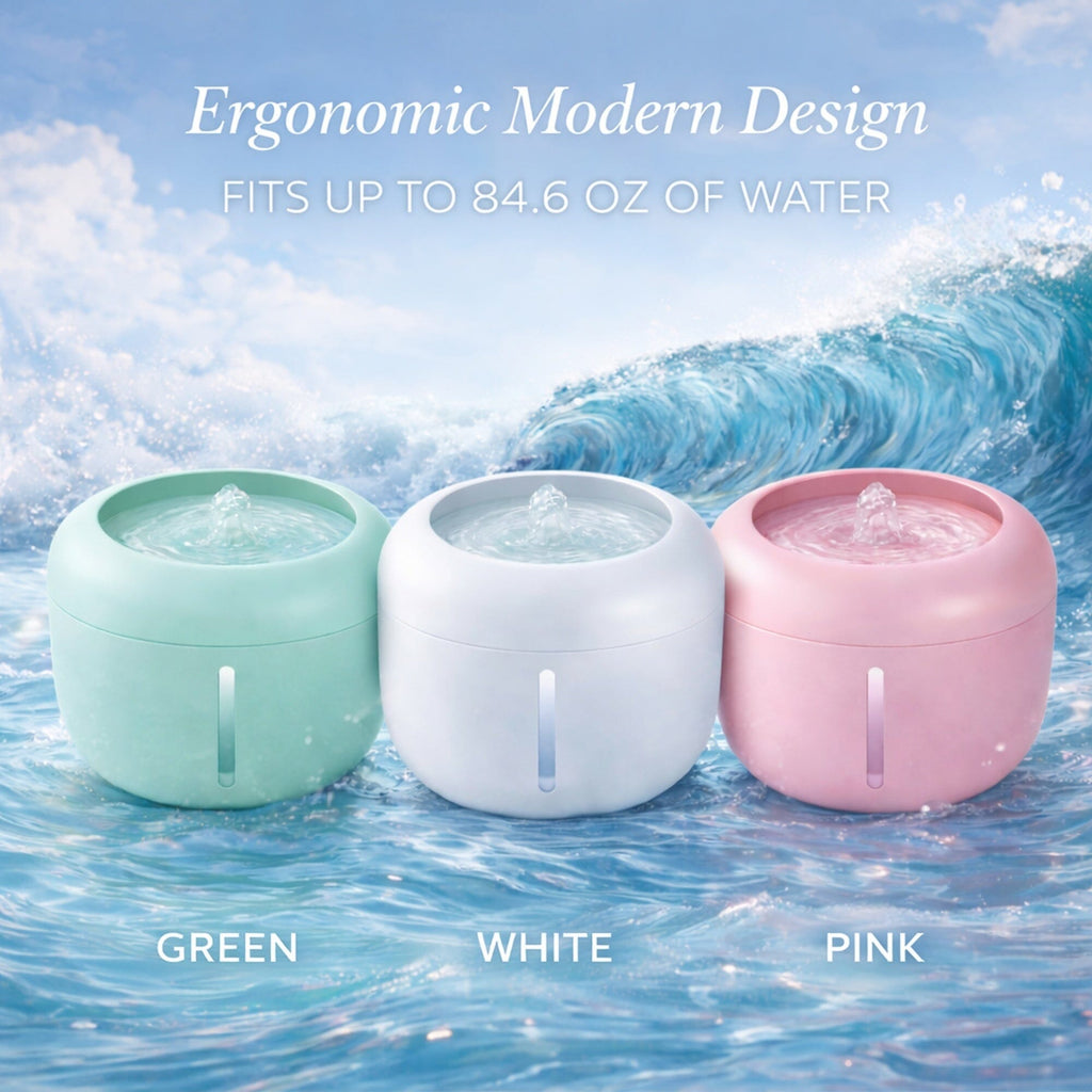 Ultra-Quite Filtered Fountain Waterer