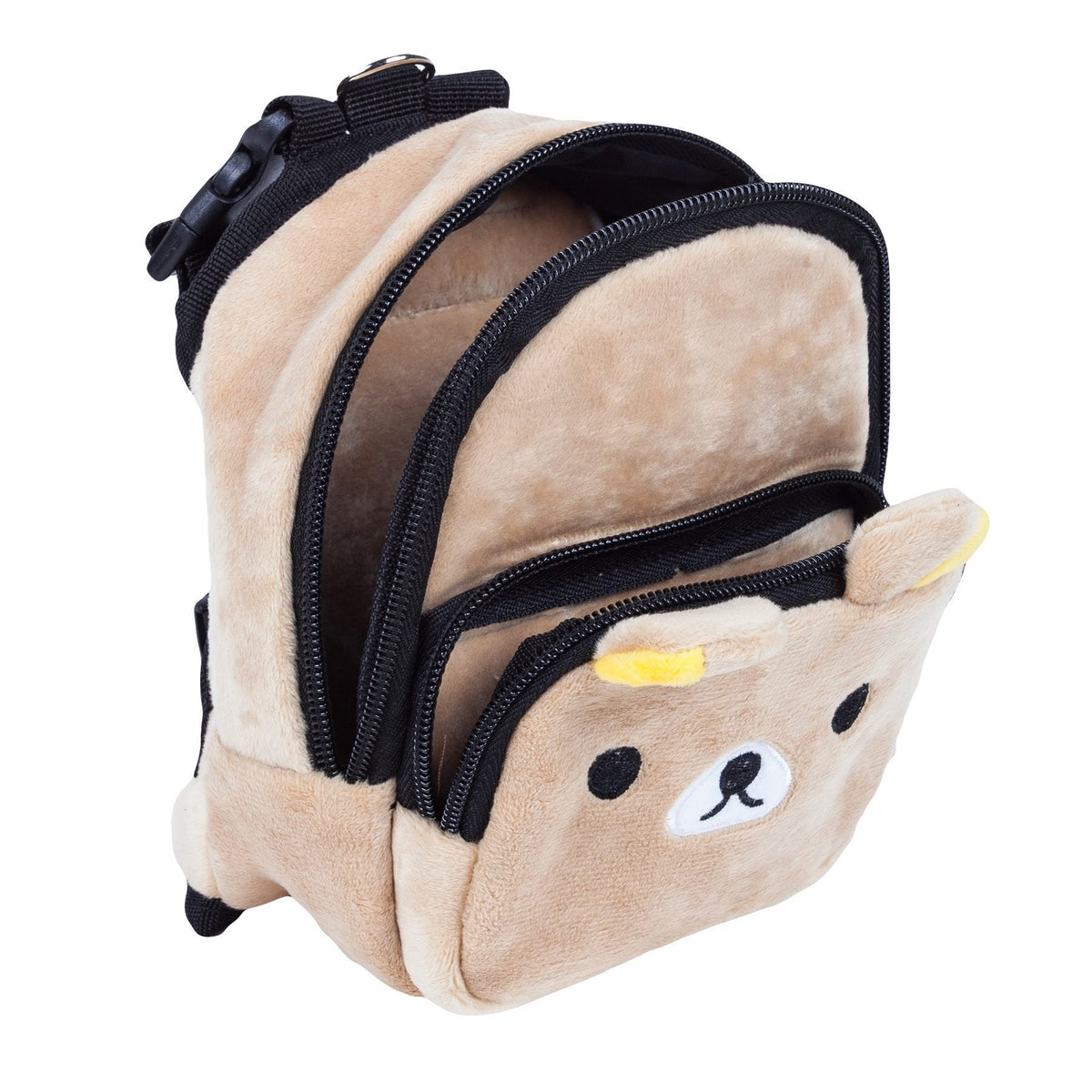 'Teddy Tails' Dual-Pocketed Animated Fashion Dog Harness Backpack