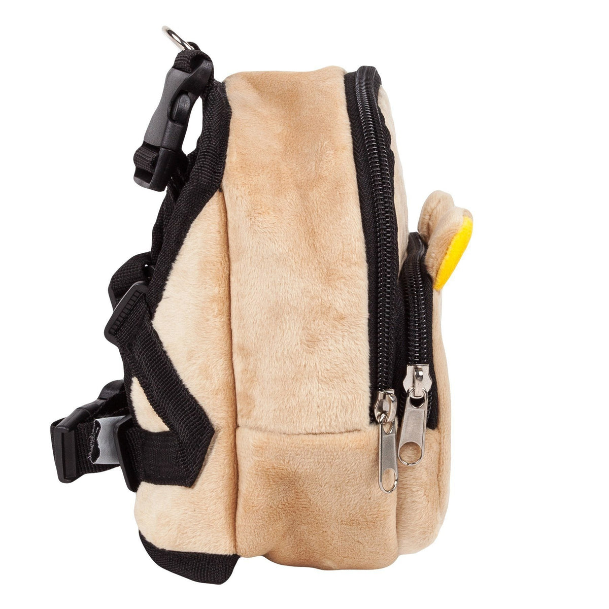 'Teddy Tails' Dual-Pocketed Animated Fashion Dog Harness Backpack
