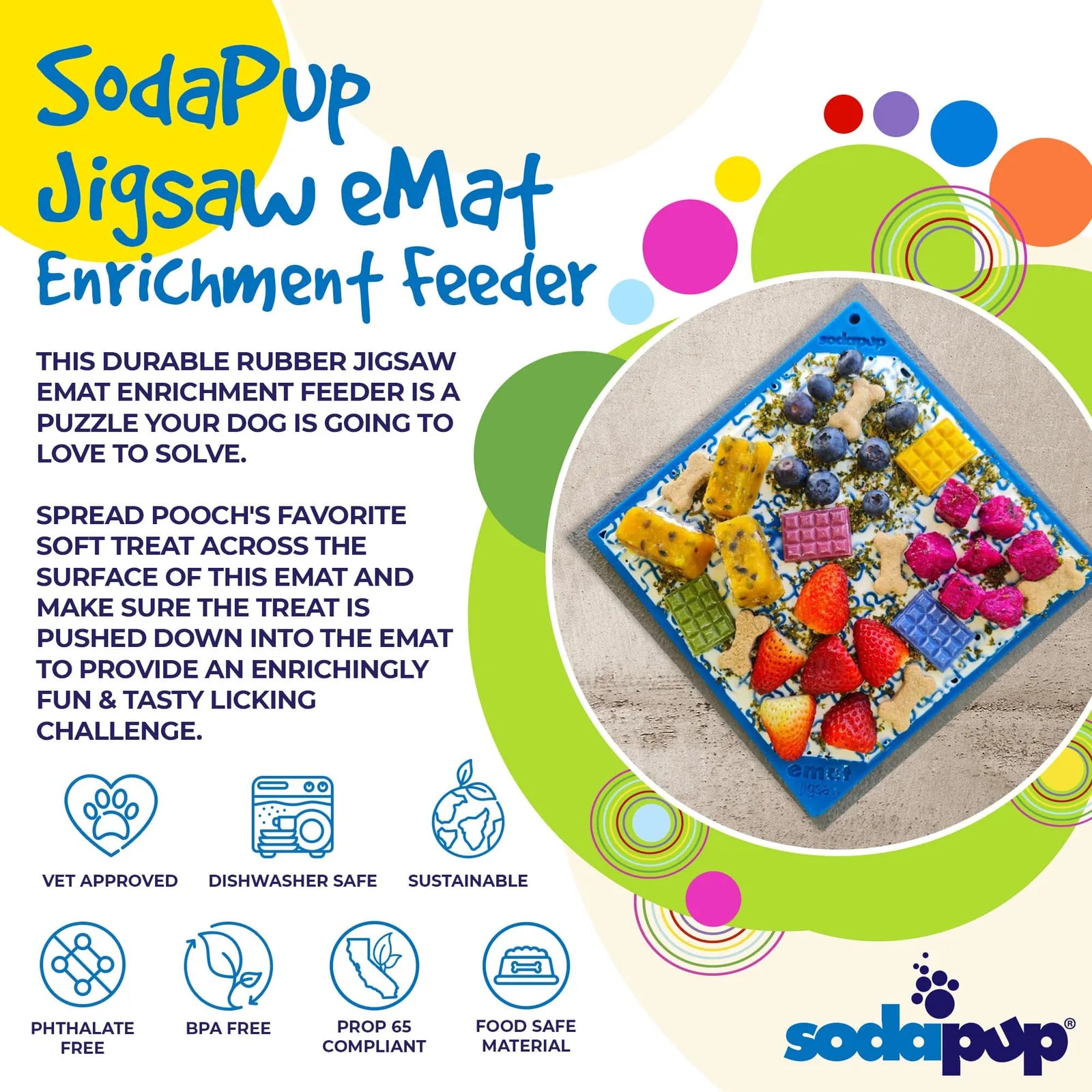 Jigsaw Puzzle eMat - Enrichment Lick Mat