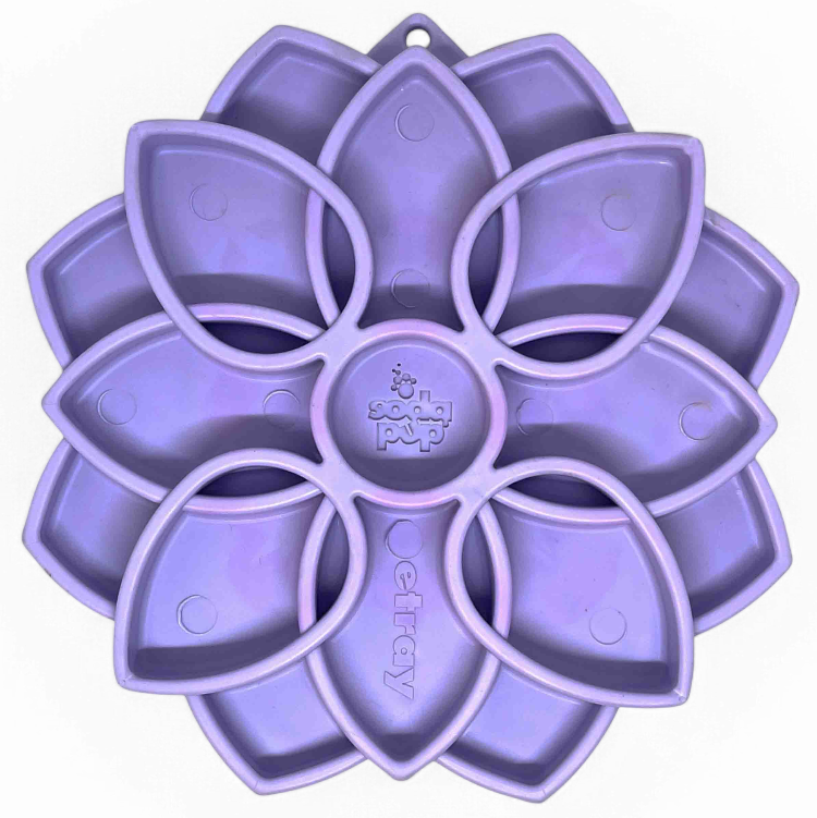 Mandala Slow Feeder Dog Bowl with Suction Cups