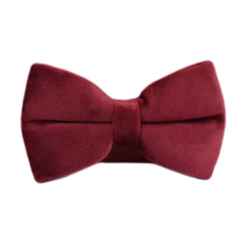 Red Wine Velvet Harness Set