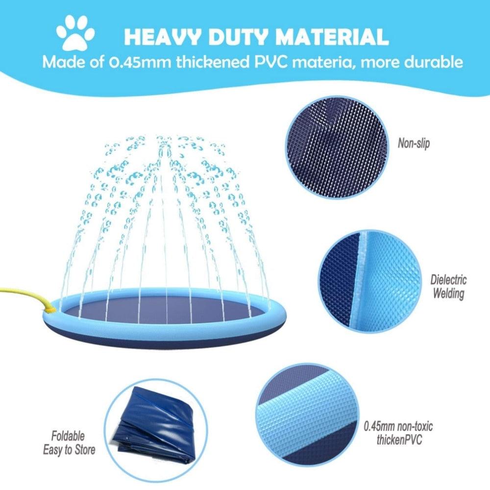 Splash Sprinkler Pad for Dogs Kids