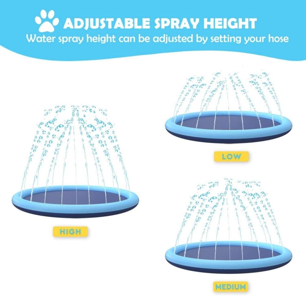Splash Sprinkler Pad for Dogs Kids