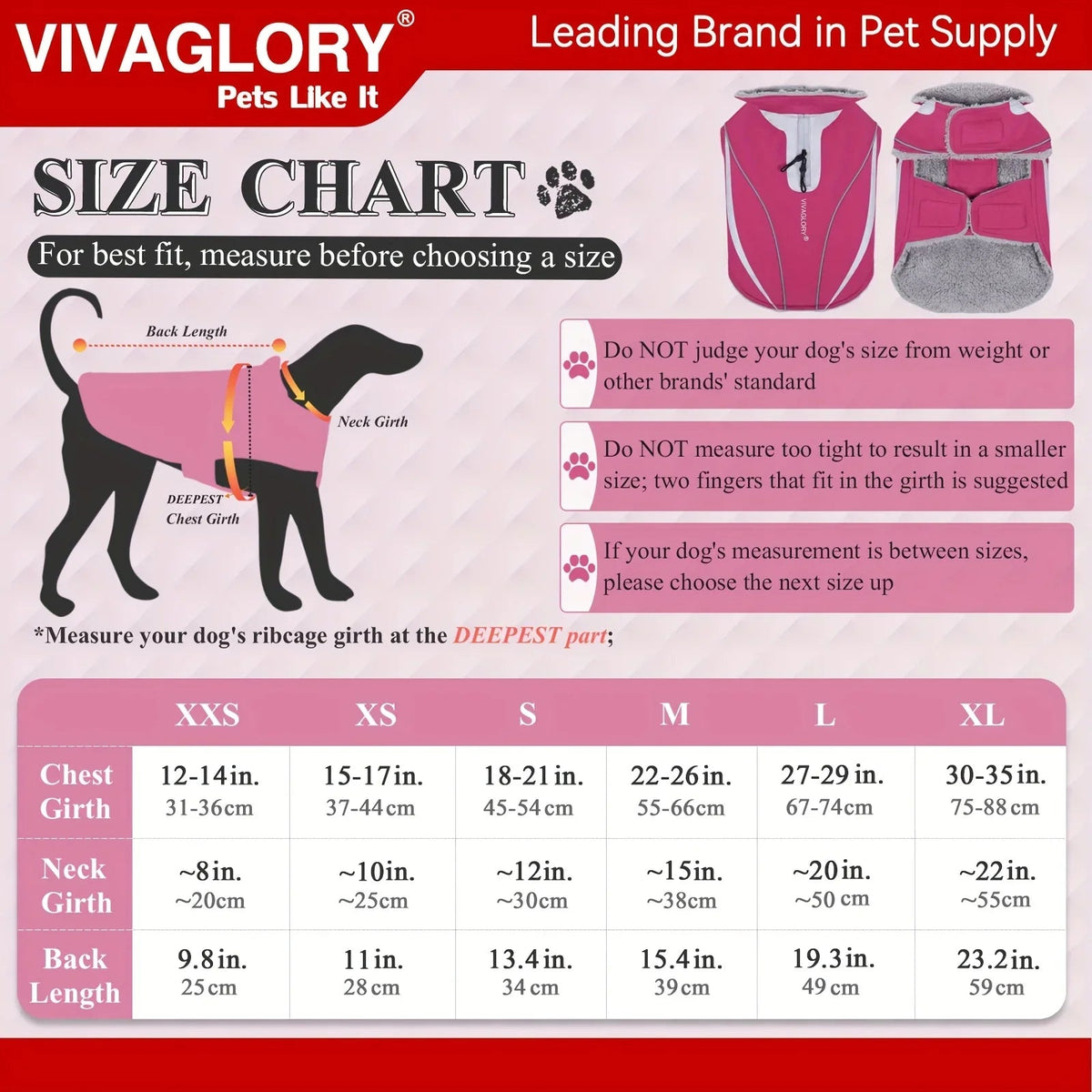 Dog Coat For Winter